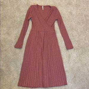 Mauve long sleeve dress!